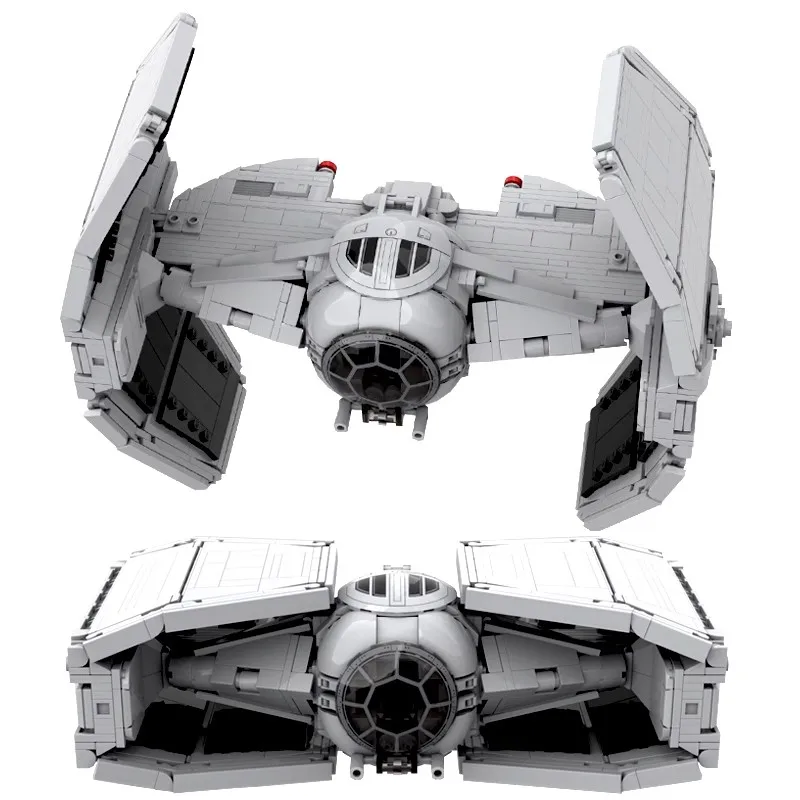 

Science Fiction Film Space Wars Empire Warplanes TIE Advanced V1 MOC Models Building Blocks Set Toys For Children's Gifts