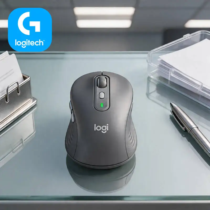 

Беспроводная мышь Logitech M750 — 90% снижение шума, точность 4000 DPI, подключение к 3 устройствам, экологичная конструкция