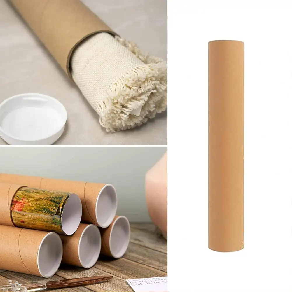 Kraft Tubes Extra Heavy-duty Kraft Mailing Tubes Ideal for Shipping Artwork Blueprints Posters Protect Store with Confidence