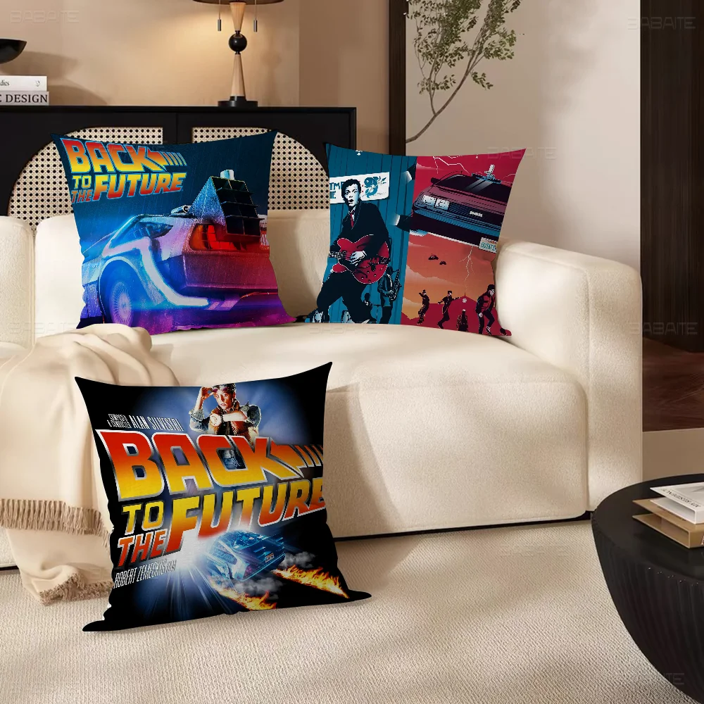 

Back To The Future Pillow Cover For Bedroom Room And Living Room Sofa Decorative Cushion Cover