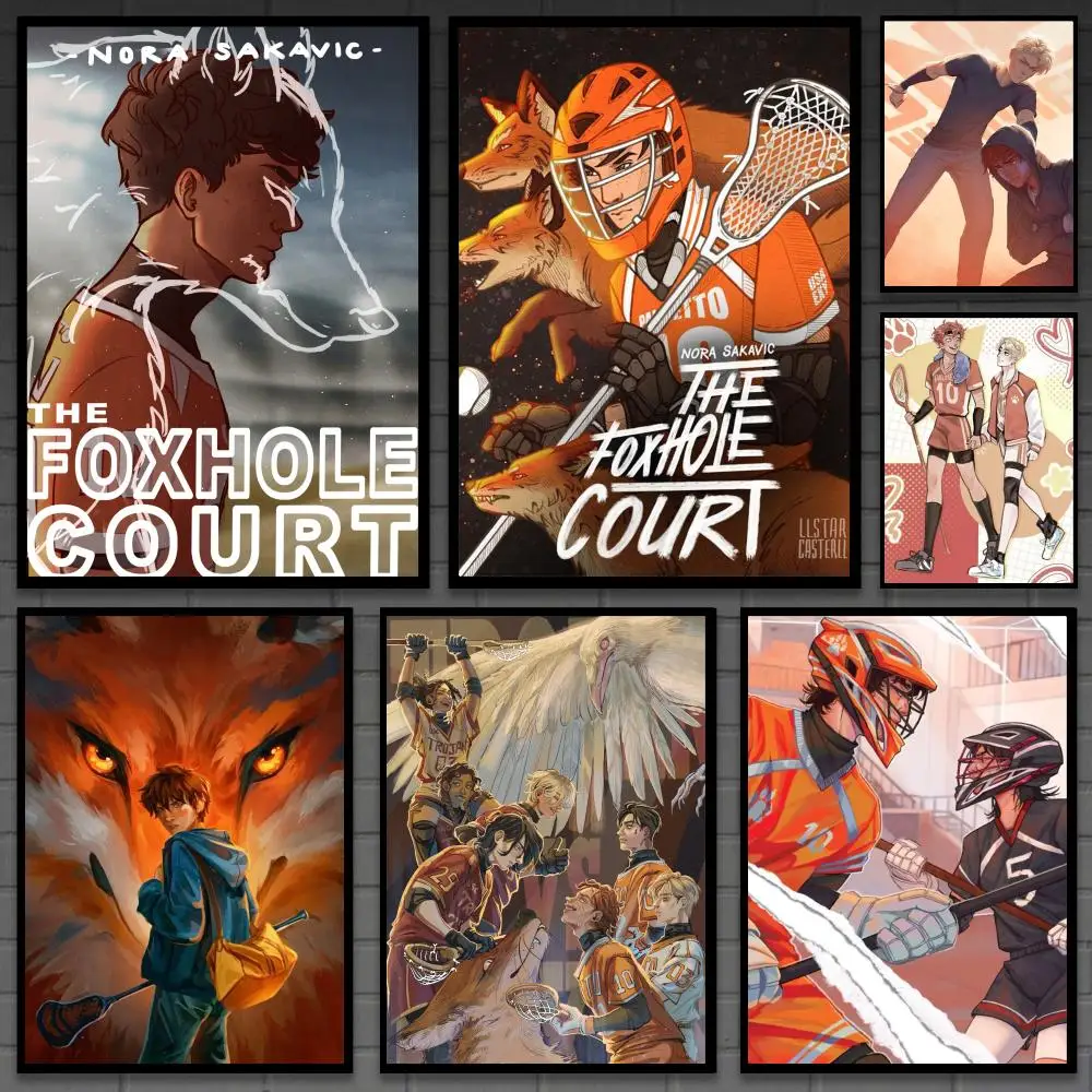The F-Foxhole Courts Anime Poster Versatile HD Waterproof Wall Art Self-Adhesive Decor For Any Space Ideal Gift