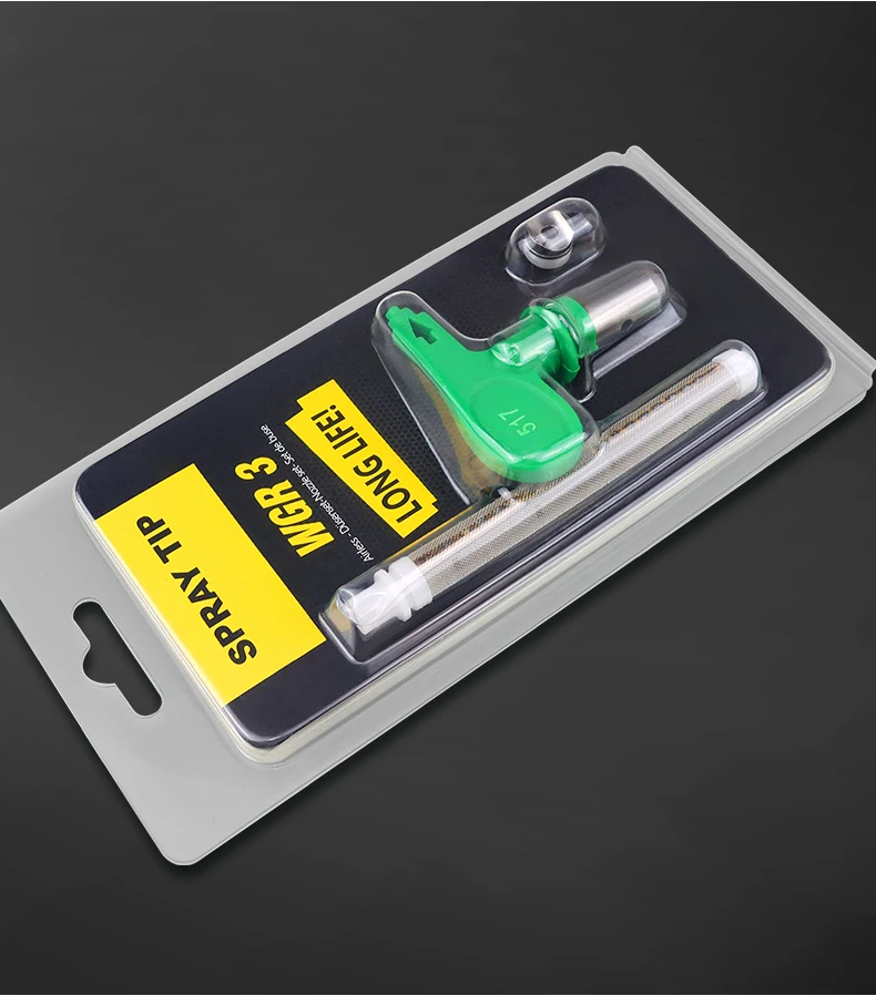Airless-Sprühdüse 215 321 423 517 mit Spritzpistolenfilterdüse, Sprühkopf, Airbrush-Spitze für Titan Wagner Airless-Farbspritzpistole – Detail 7