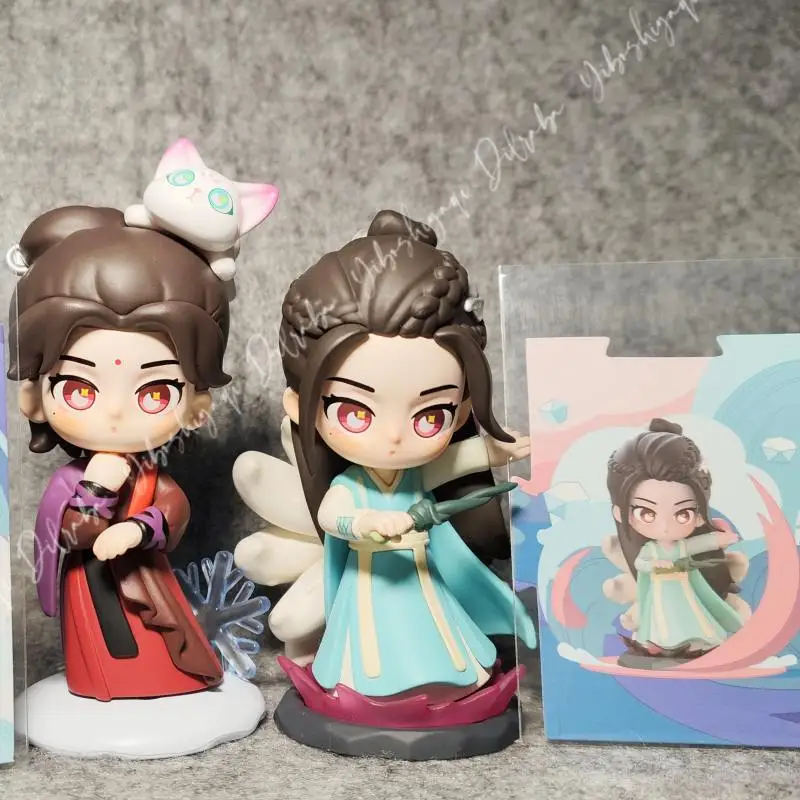 Подлинная синяя шепот лиса Ji Yunhe Dilraba Русалка Changyi Jialun Lisu Luo Jinsang Xue Sanyue экшн-фигурка Модель Кукла игрушка