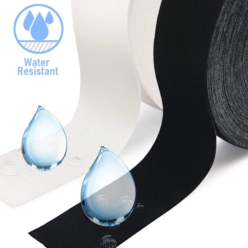 1/2/3/4/5Rolls Waterproof Hockey Stick Tape 2.5cm x25m, Strong Adhesive Fabric Cloth Grip Tape,Non Residue Anti Slip Handle Wrap