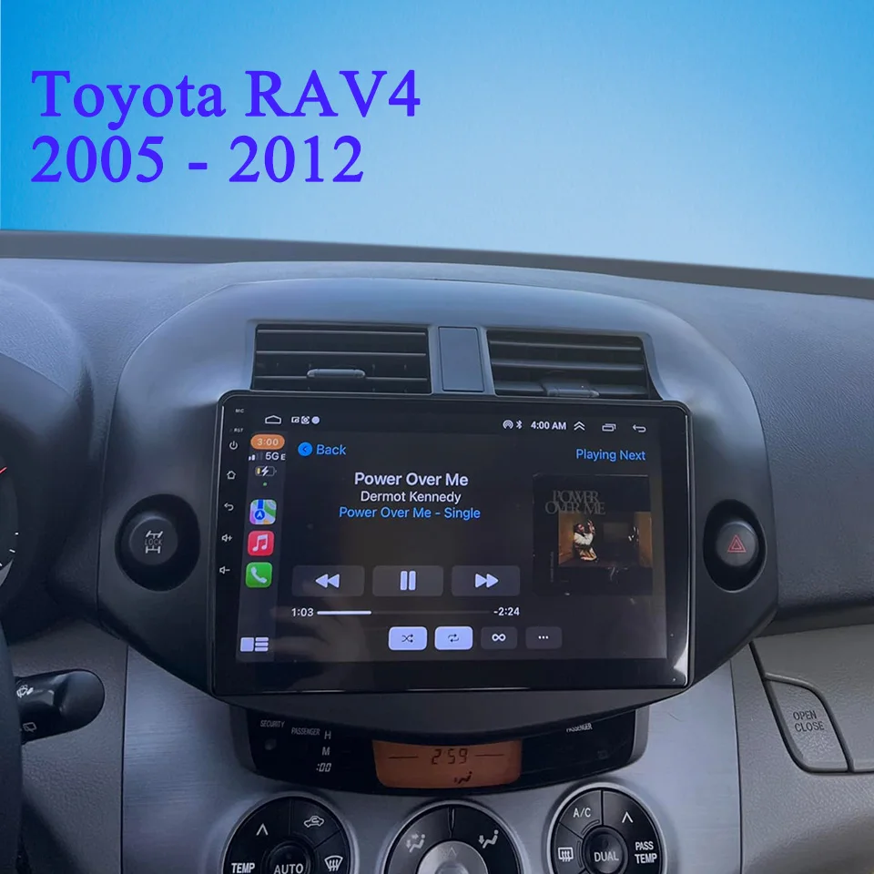 

10.1" QLED 8Core 8G+128G Car GPS Navigation Tape Recorder For Toyota RAV4 RAV 4 2005 - 2012 Auto GPS Navi DVD Cassette Video HU