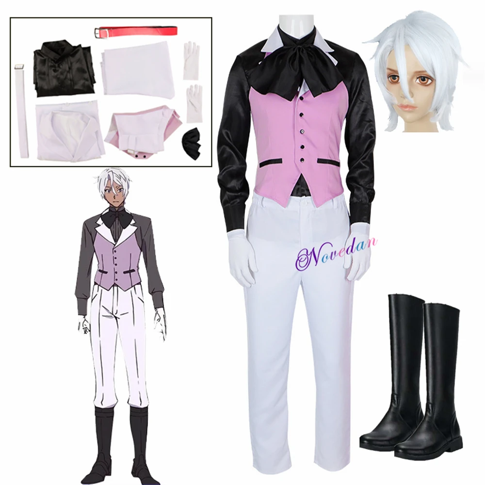 

Anime The Case Study of Vanitas Cosplay Noe Archiviste Cosplay Costume Noé Vanitas no Karte JK Uniform Wig Shoes Party Suit Men