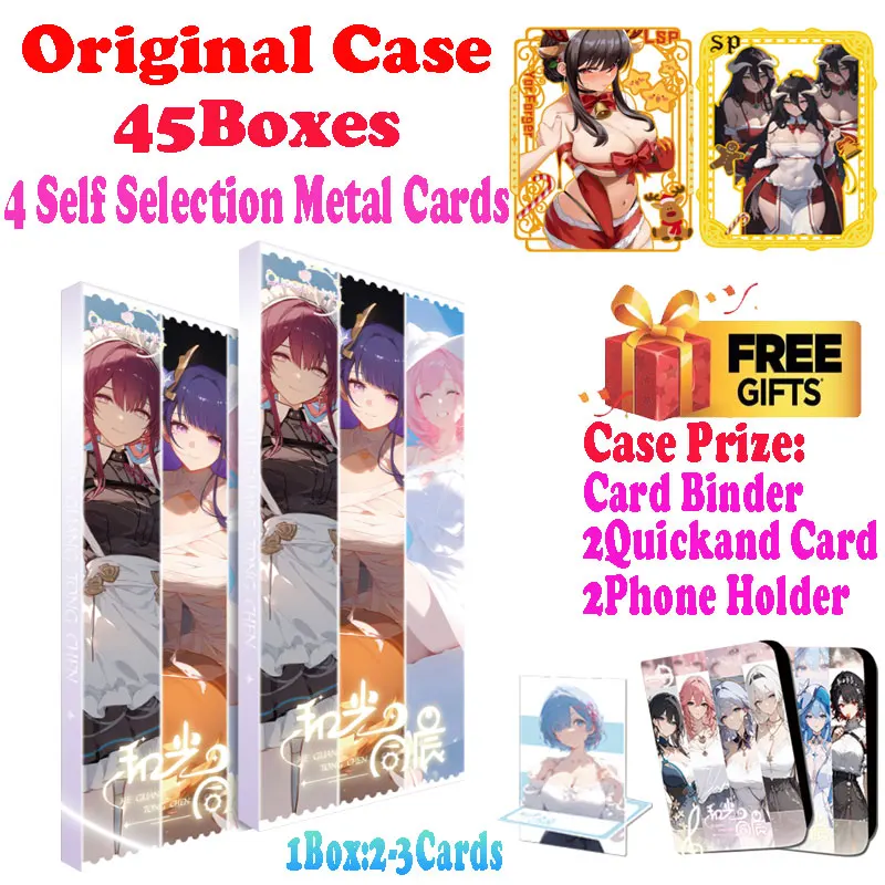 

Wholesale 2024 Newest Heguangtongchen Collection Long Ticket Card Goddess Story Waifu Box ACG CCG Doujin Toys Hobby Gift