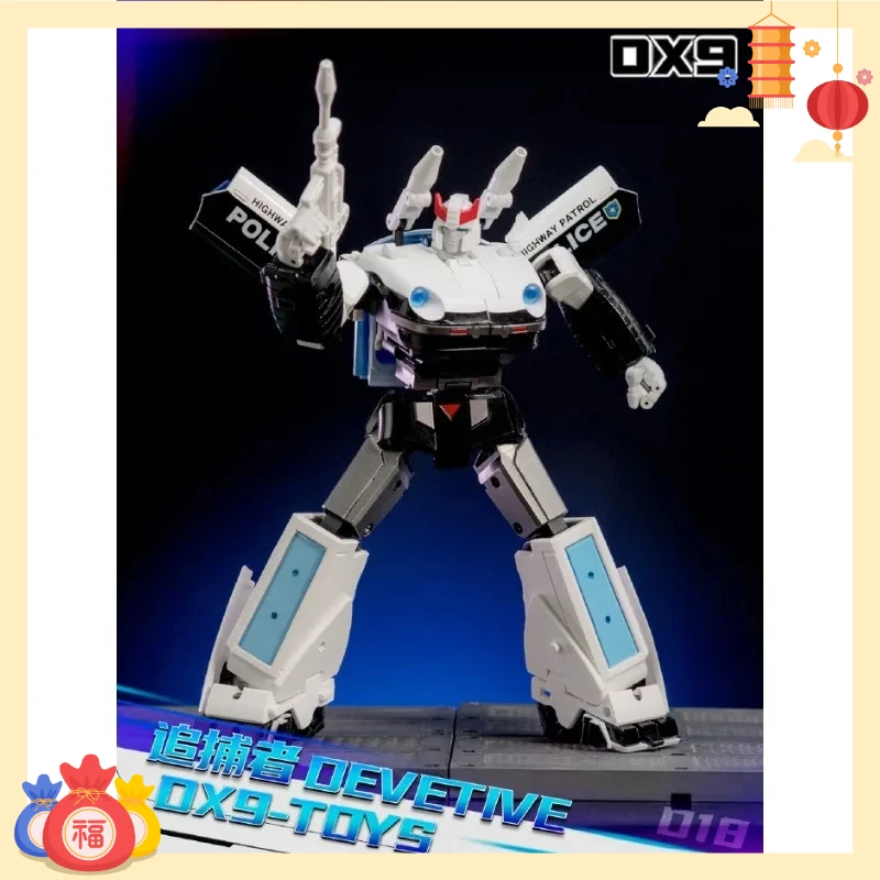 

【IN STOCK】DX9 Pursuer MP Masterpiece Scale Transformers Police Car Articulated Collectible Action Figure Robot Toy