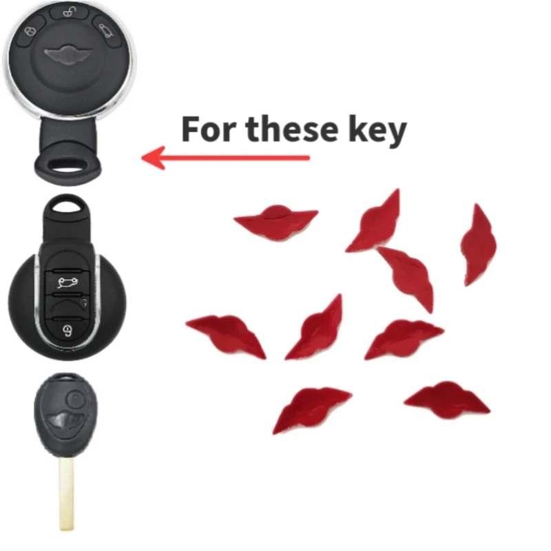 10Pcs/Lot DIY Emblem Logo Replacement Sticker Emblem  For BMW Mini remote key shell