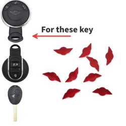 10Pcs/Lot DIY Emblem Logo Replacement Sticker Emblem For BMW Mini remote key shell