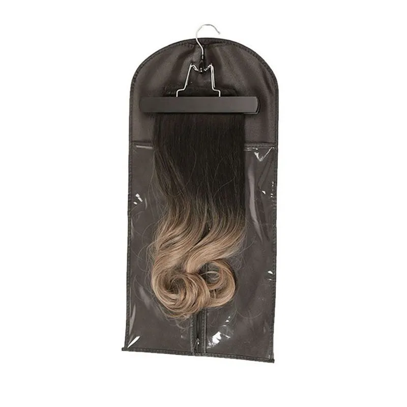 Wig Dustproof Bag Includes A Hang Clip Suit ,Portable And Hanging Wig Care Finishing Storage Bag ,Dustproof Protective Cover