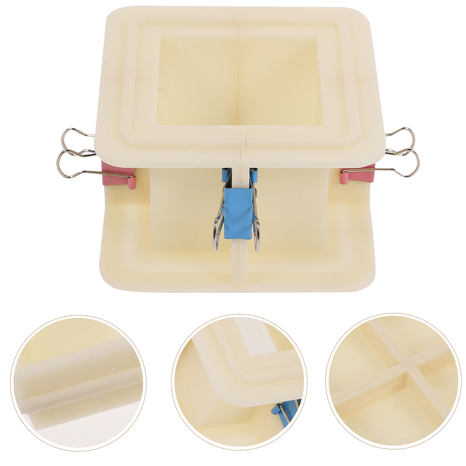 

1 set 1 Set Adjustable Silicone Mold Frame For Resin Soap Craft Diy Casting Leakproof Easy Assembly Housing