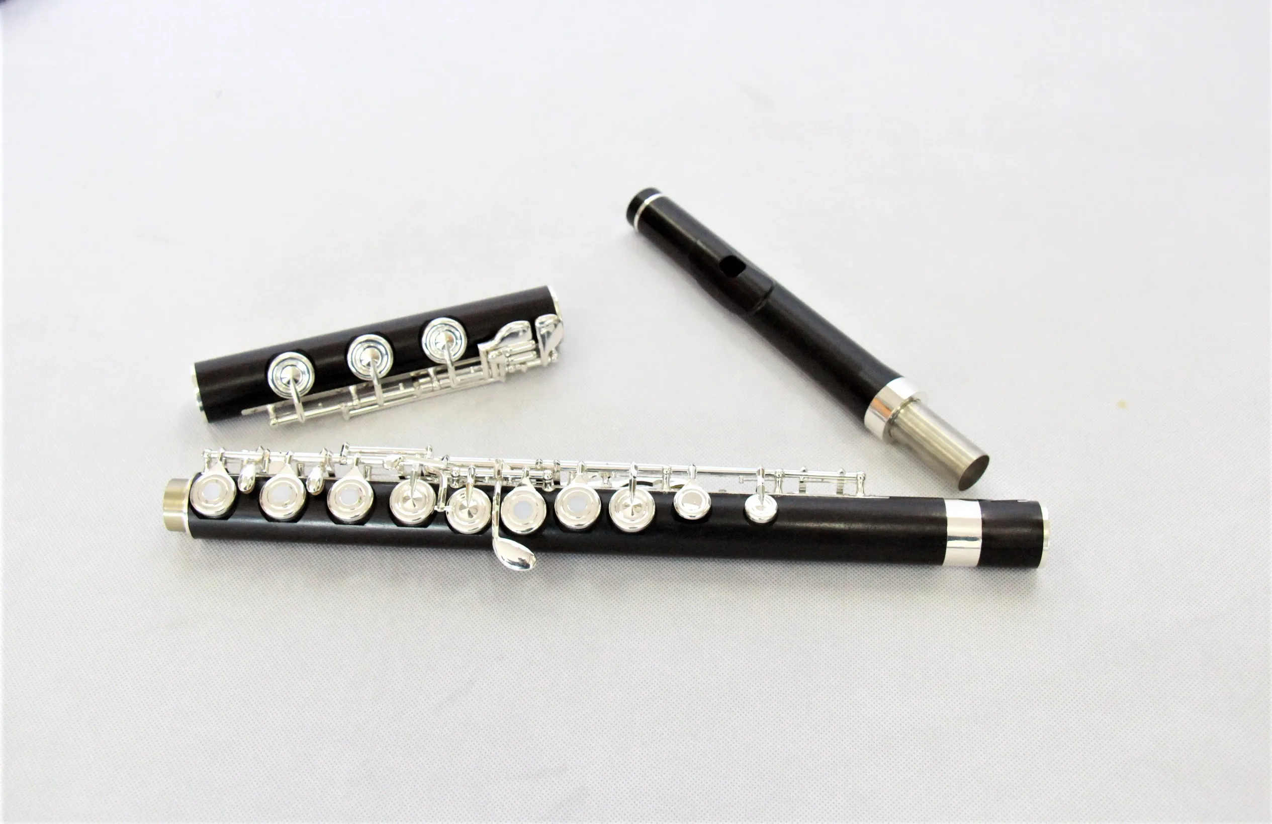FFL-600S Professional C Flute High End Silver Plated Finish Enony Performance Instrument Flute With Maple Wood Case