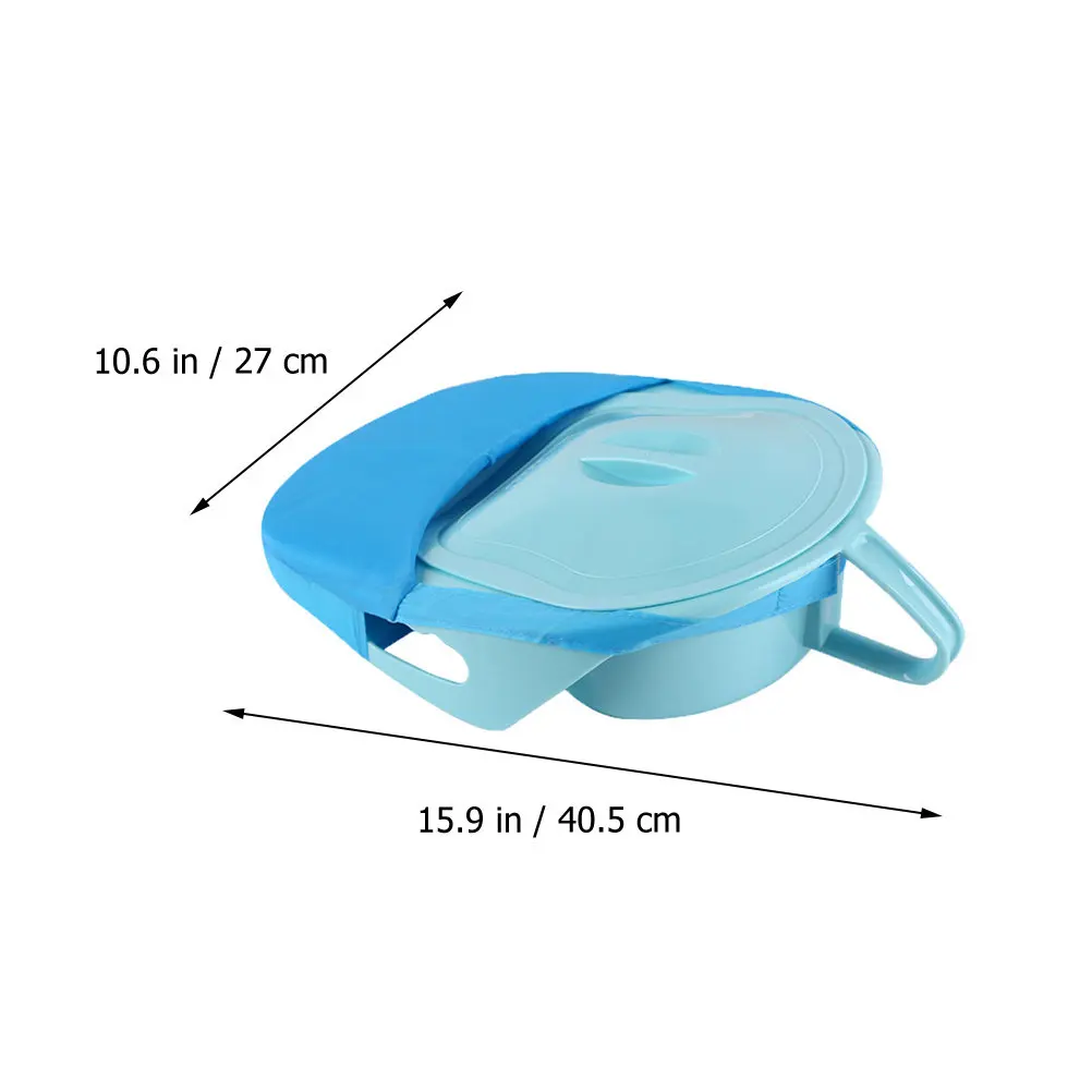 1Set Sturdy Plastic Bedpan with Wavy Comfort Shape for Elderly Bedbound Patients Home Hospital Nursing Supplies Reliable Potty