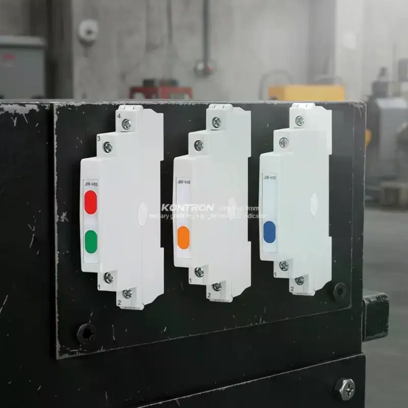

1Pcs 24V 220V AC/DC Track Type Signal Lamp JD9 Din Rail Indicator Light -color Dual Color Light Red Green Yellow