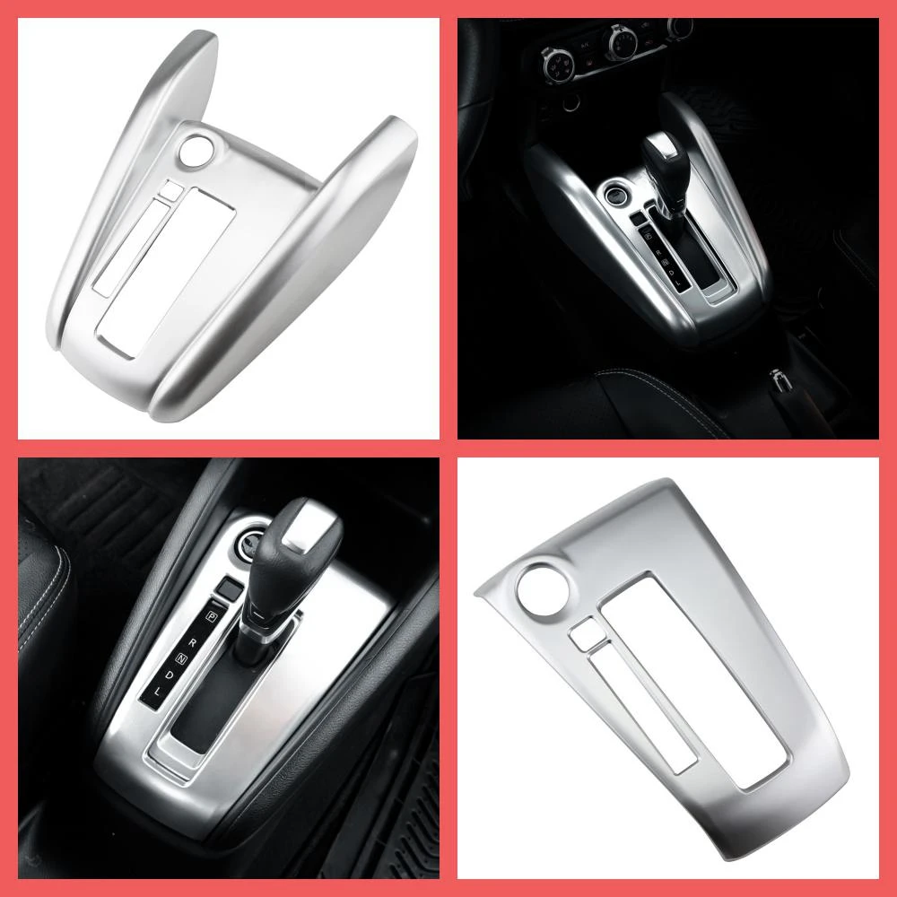 For Nissan Kicks 2017 2018 2019 2020 2021 2022 Gear Shift Panel Frame Sticker Cover ABS Modification Decoration Car Accessories
