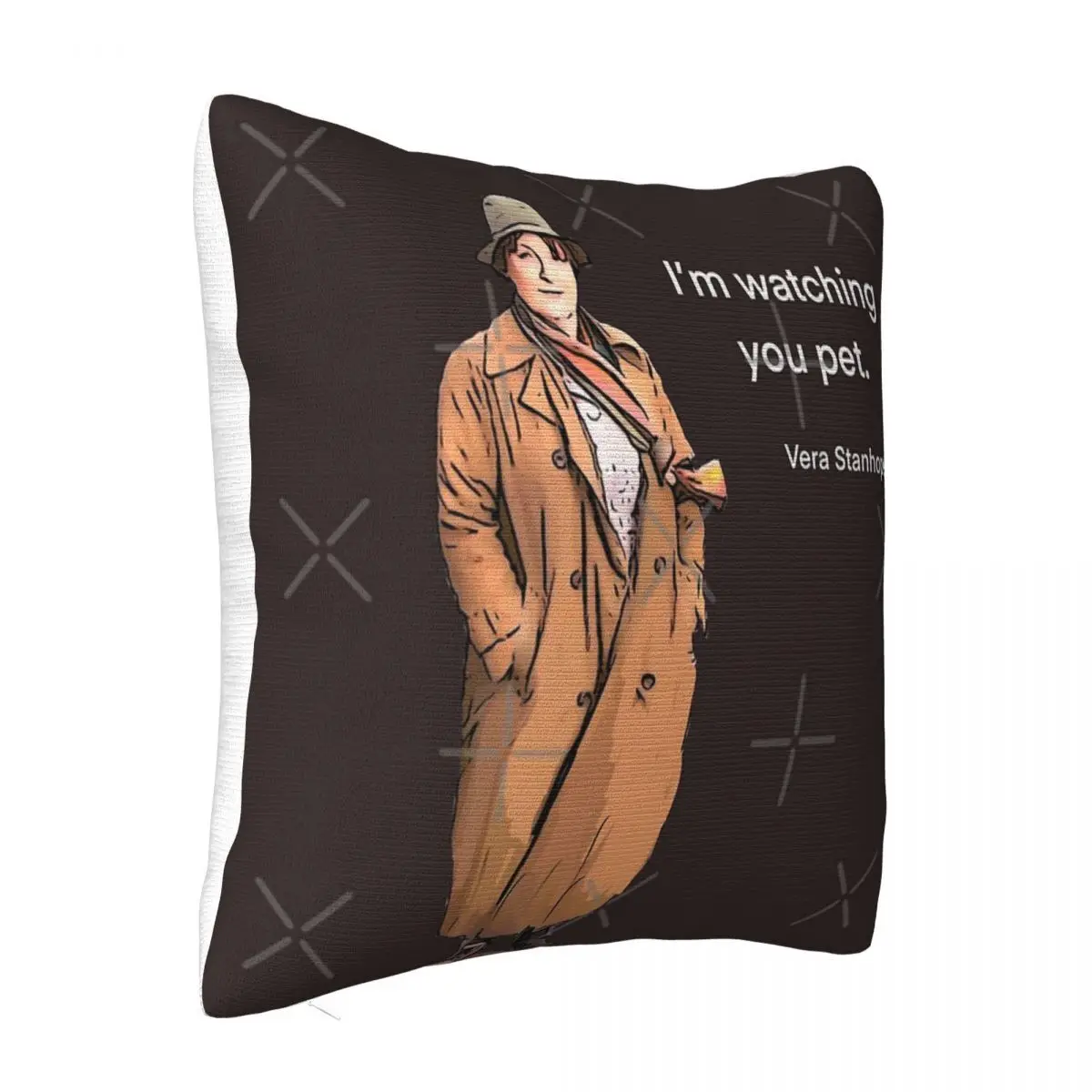 Dci Vera Stanhope I'M Watching You Pet Pillowcases Dakimakura Cover Decoration For Bedroom Pillow Case Pillow Cover