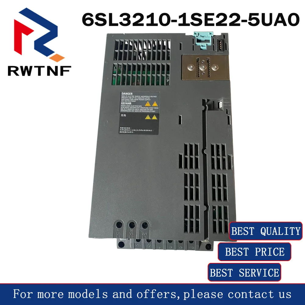 

Brand New Genuine 6SL3210-1SE22-5UA0 SIEMENS S120 Inverter 11KW Power Module PM340,100% original warehouse stock