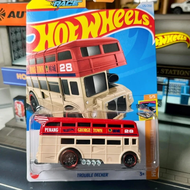 

Коллекционная модель автомобиля Hot Wheels 1:64: школьный автобус, спортивный автомобиль из сплава, литая под давлением, серия Wind And Fire Wheels
