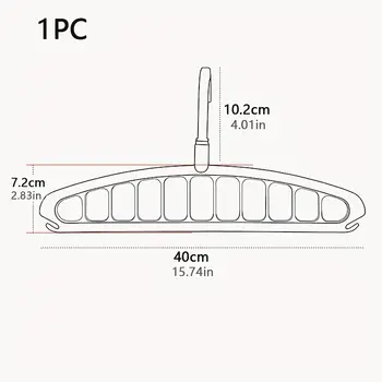 Skládací víceotvorový věšák na oblečení, protiskluzový úložný stojan, úsporný prostor, organizéry na oblečení, šatník, džíny, kalhoty, šály 10 nejlepší prodej víceúčelový věšák na oblečení - №3