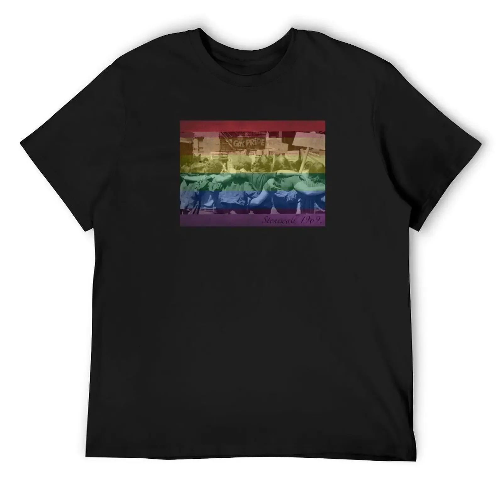 Stonewall 1969. T-Shirt baggy shirts Blouse cotton graphic tees Aesthetic clothing shirts graphic tee men