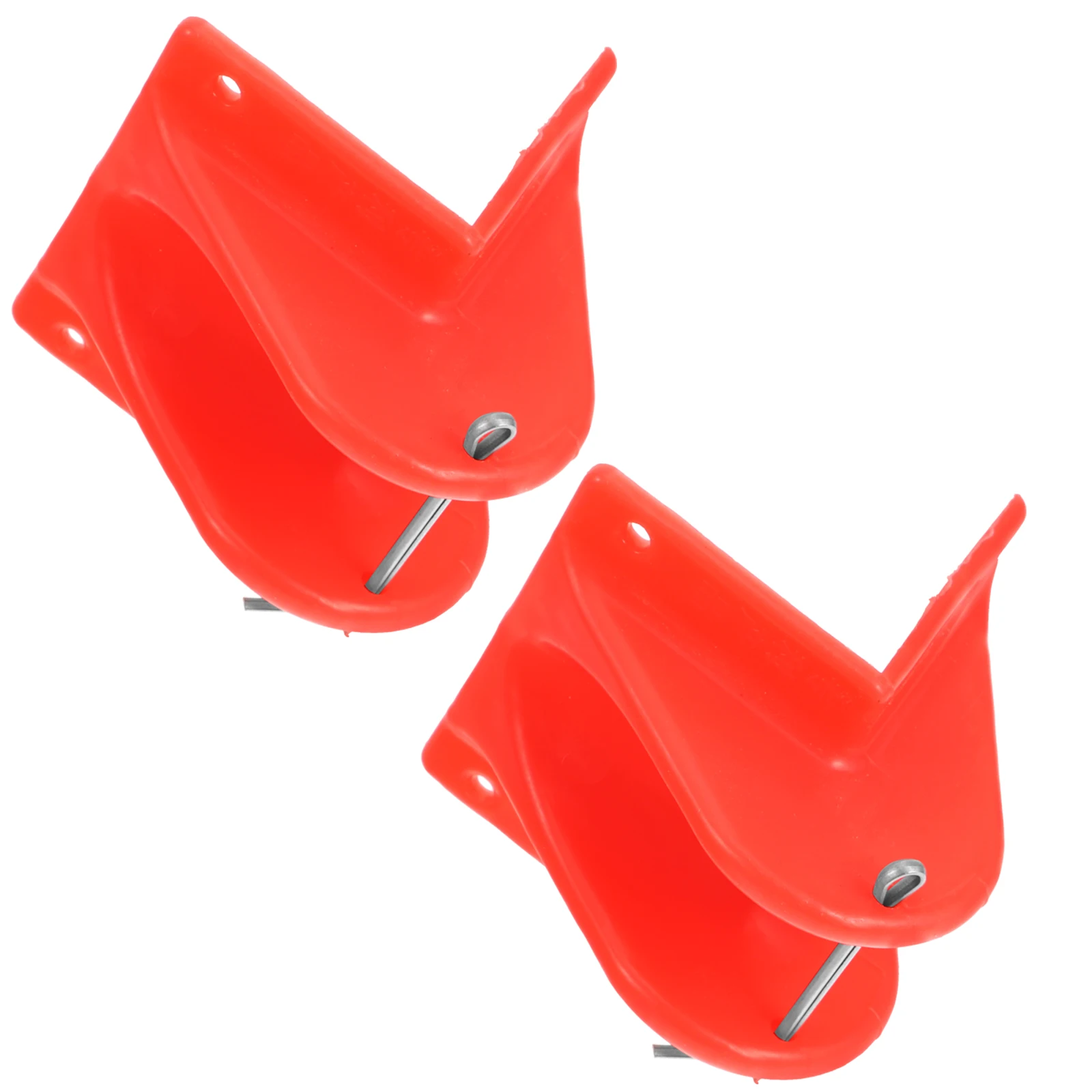 2pcs Safety Rope Protective Cover Red Lightweight Climbing Equipment Edge Protector Mountaineering Rope Guard Outdoor Tools