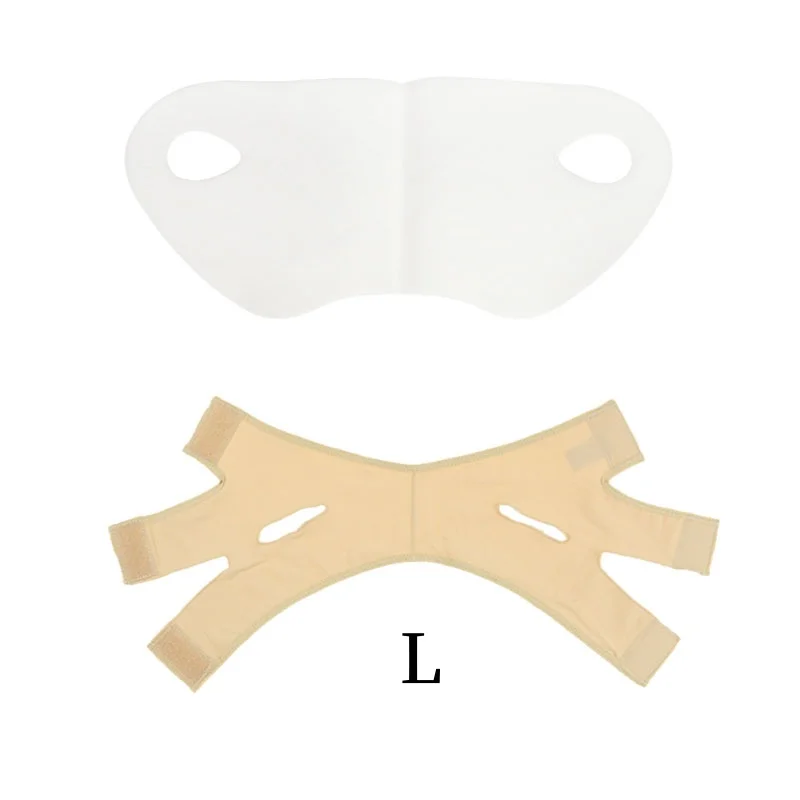 2 قطعة/المجموعة مرونة الوجه التخسيس ضمادة الخامس خط الوجه المشكل النساء الذقن الخد رفع حزام مدلك الوجه أدوات العناية بالبشرة الجمال #6