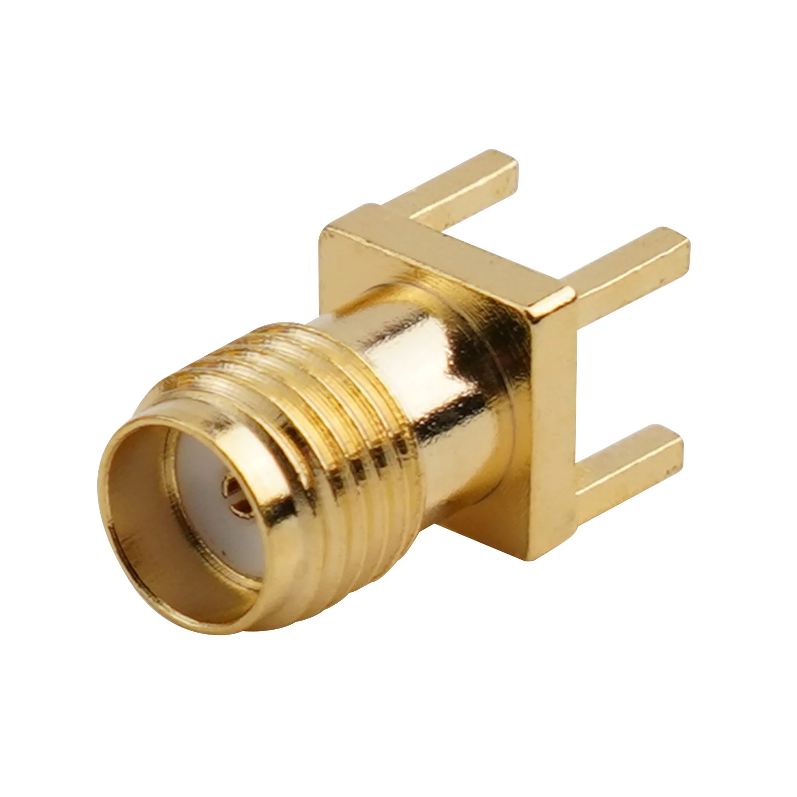 5 สําหรับ SMA หญิง RF COAX ซ็อกเก็ตตัวเชื่อมต่อ PCB Mount 4mm Through Hole SOLDER Port สําหรับเสาอากาศภายนอกและ MINI WAVE อุปกรณ์