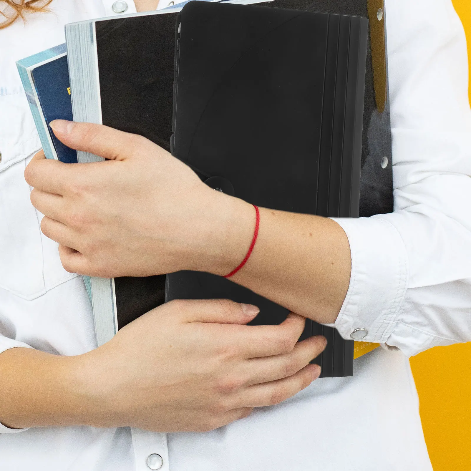 

8-Layer B6 Document Bag Plastic Expanding File Folder Accordion Organizer for Documents Receipts Office Use B6 File Folder