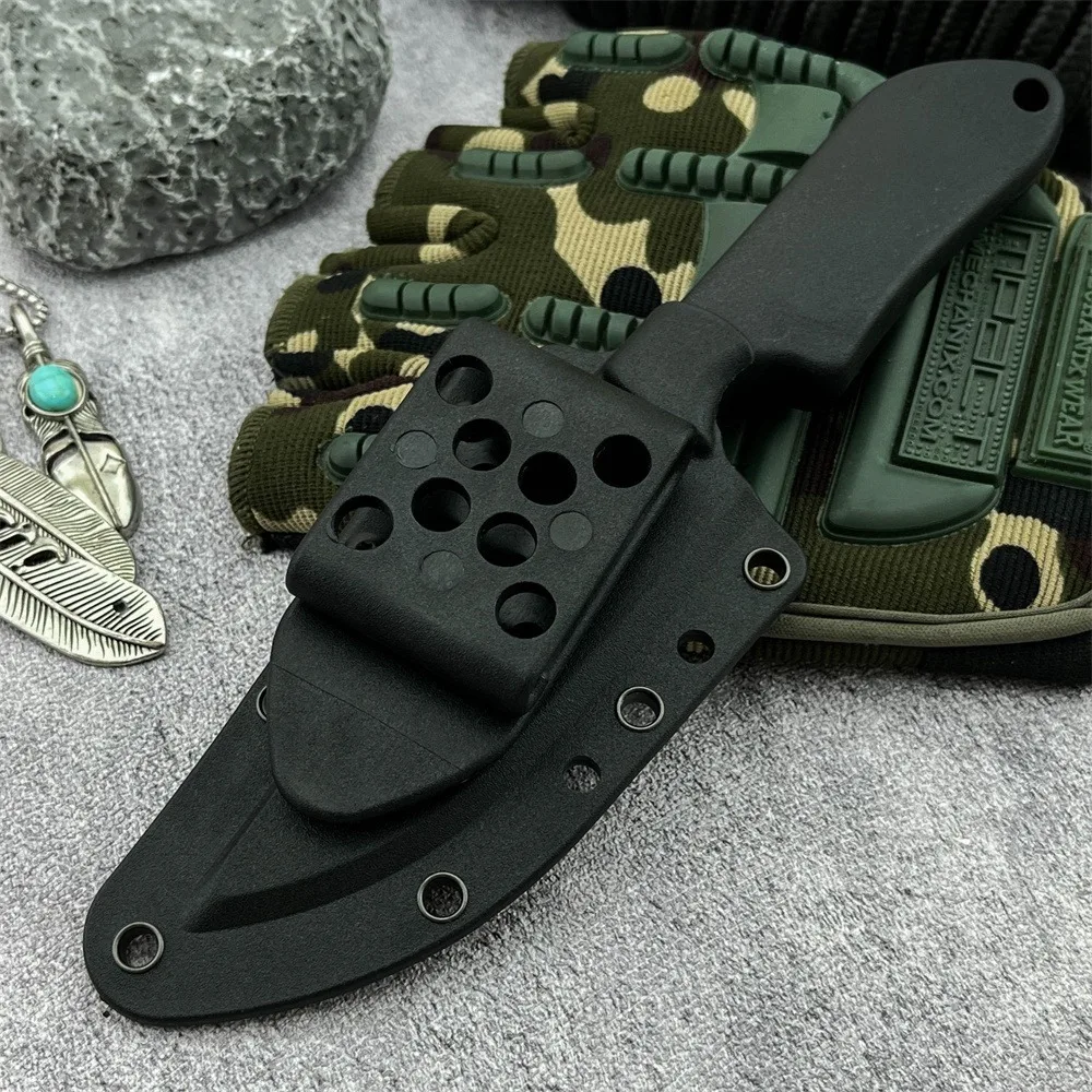 جديد BK20 سكين مستقيم 7Cr13Mov شفرة الظهر مريحة سكين حاد جيب فتح صندوق سكين صيد سكينة فاكهة #4