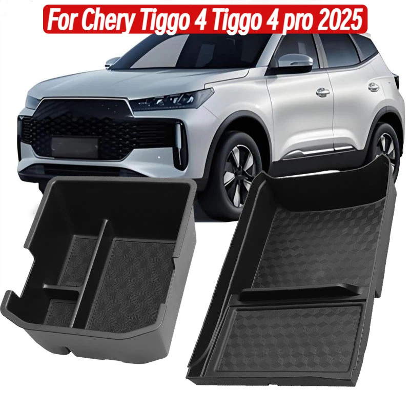 

Car Storage Accessories for Chery Tiggo 4 Tiggo 4 pro 2025 Armrest Storage Box Central Control Lower Tray