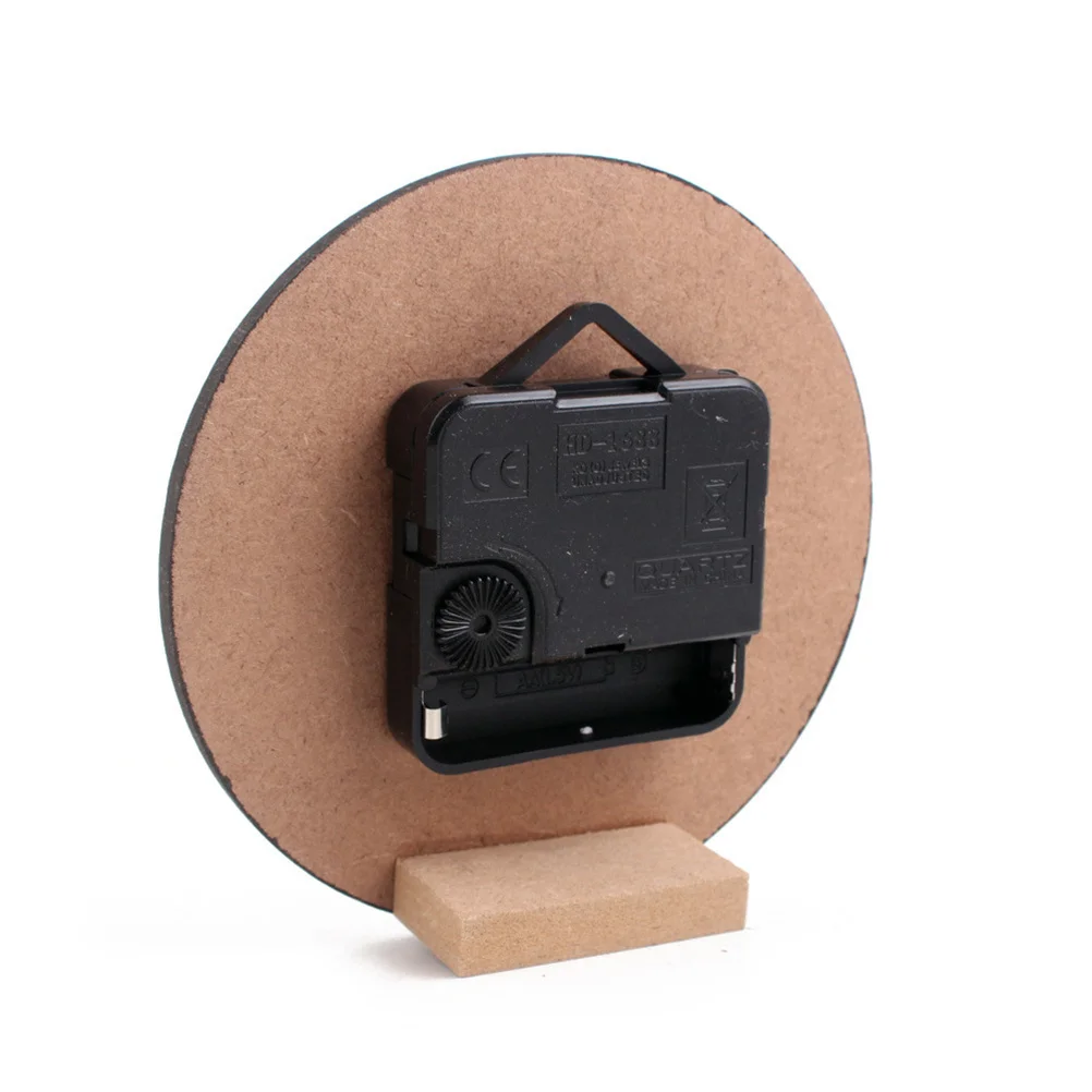 

Vintage Wood Color Wall Clock Retro Round Decorative Clock for Home Office Living Room Bedroom Large Numerals Easy to Clean