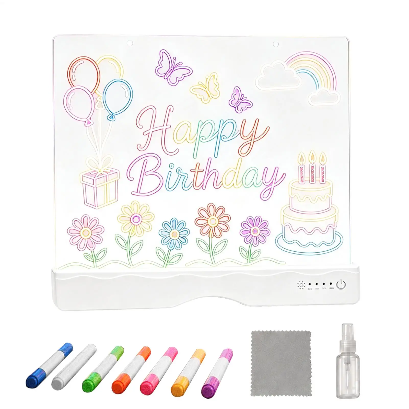 tavola-da-disegno-a-led-per-bambini-blocco-per-scrittura-ricaricabile-con-pennarelli-lavagna-a-led-con-13-effetti-per-bambini-bambine-ragazzi-scuola-aula