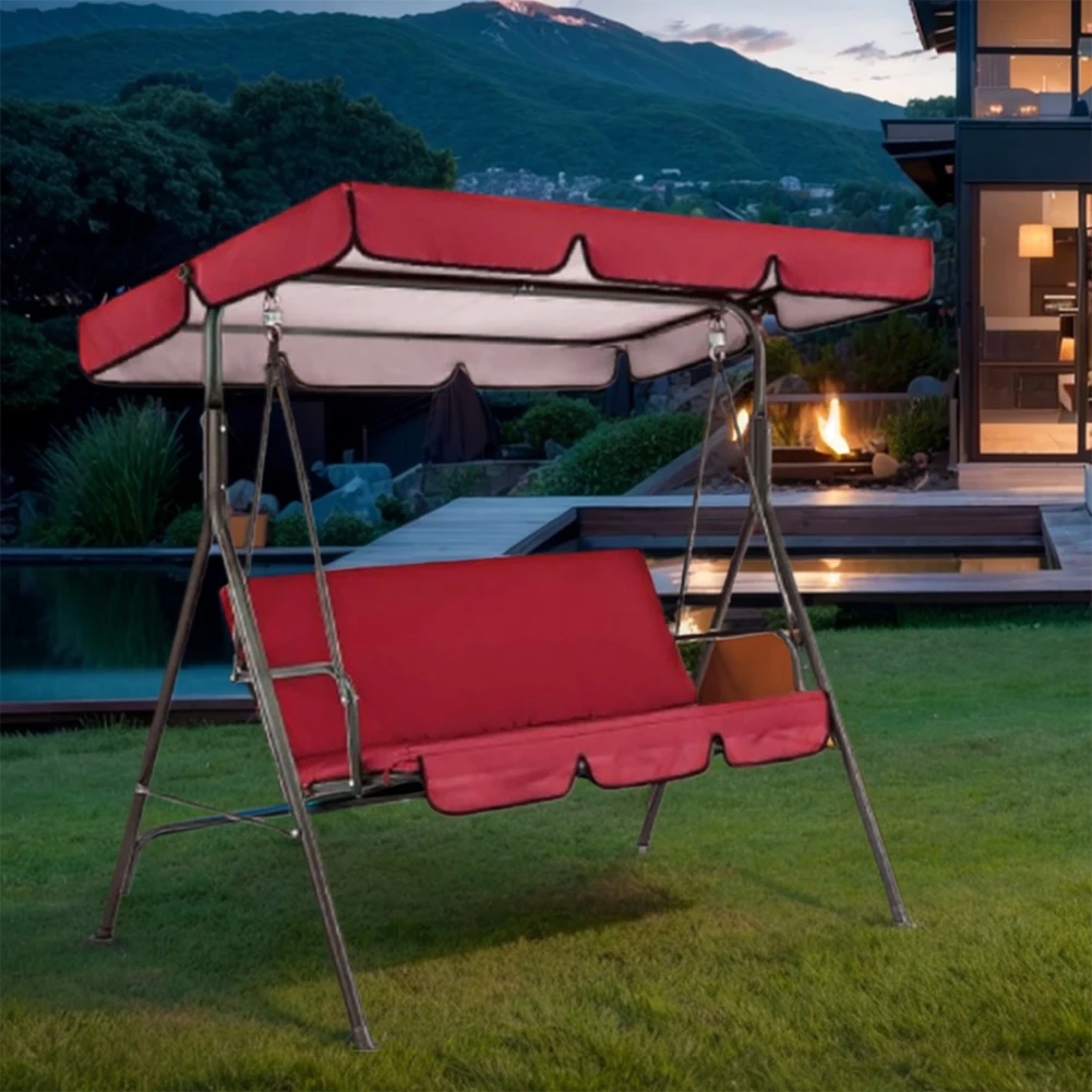

Swing Canopy Waterproof Garden Swing Seat Replacement Canopy Swing Top Cover for Outdoor Garden Patio Yard Park Porch