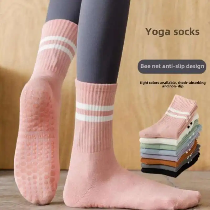 

2026 Pilates Socks with Grips for Women Yoga Socks Barre Socks Non Slip Socks of 1/2/3/6pairs