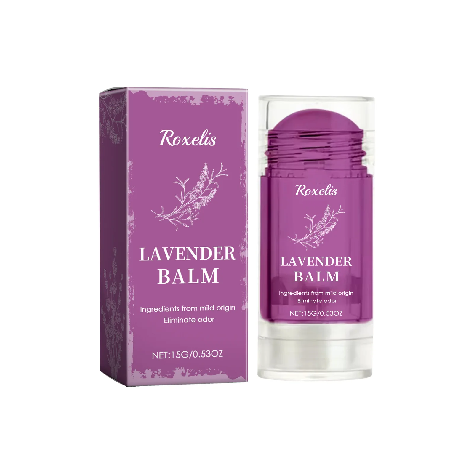 Portable Lavender Fragrance Balm Charming Pheromone Light Flower Scent Deodorant Natural Plant Lasting Parfum For Elegant Ladies