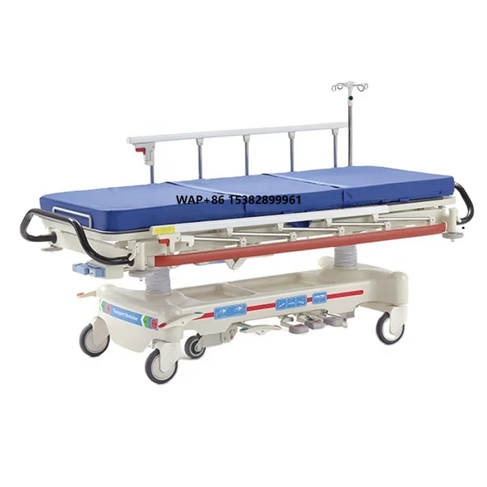 E-8 Emergency Equipment Hospital Transportation Flat Cart Emergency Stretcher Medical Transfer Stretcher Price