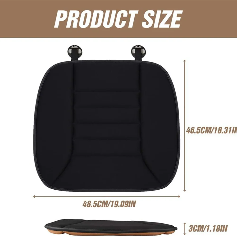 Soft Car Seat Cushions Thickened Memory Foam Seat Anti-slip Pads Warm And Comfortable Car Interior Seat Support Protection