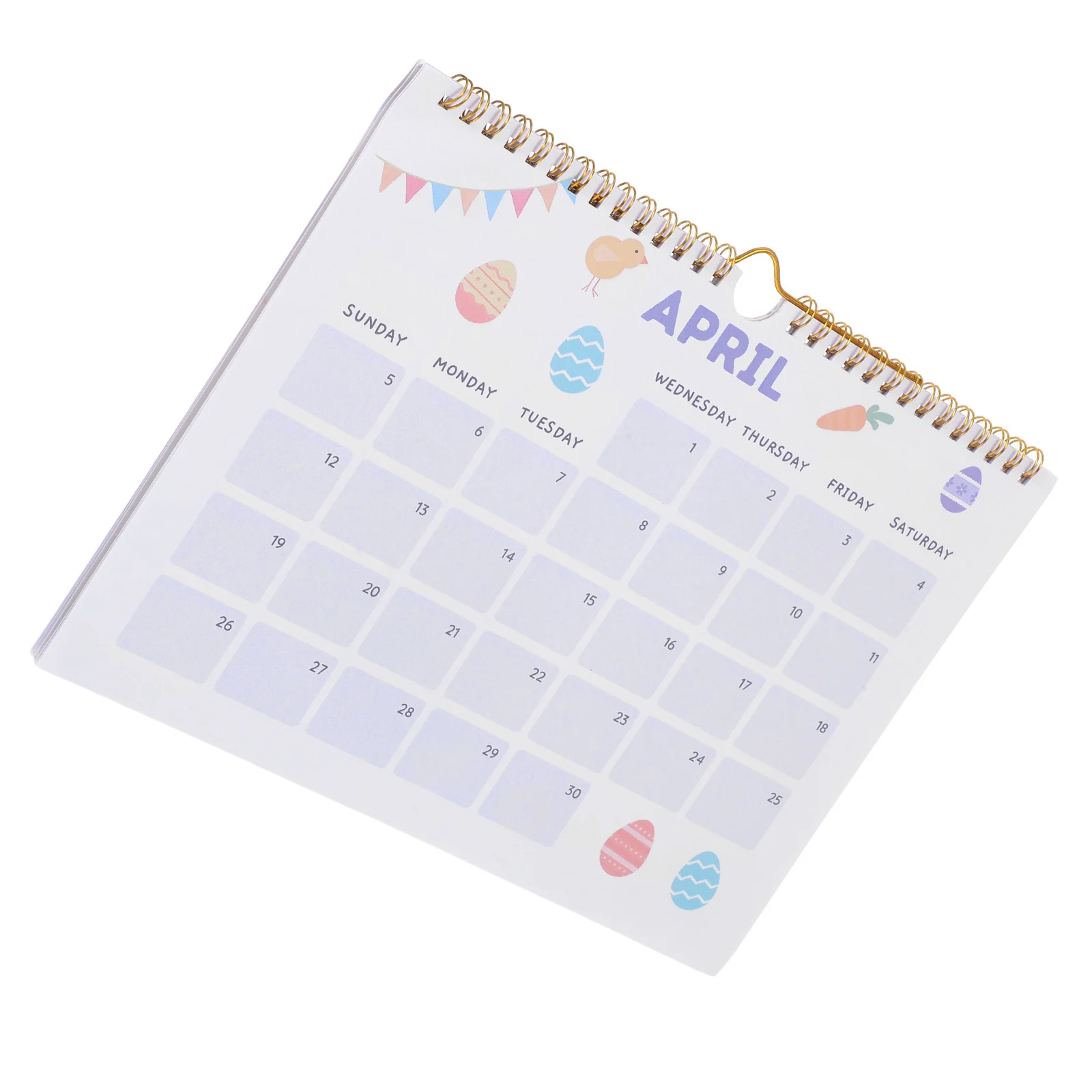 

12 Month 2026 Wall Calendar Coil Bound Monthly Planner For Home Office Kitchen Minimalist Hanging Yearly Schedule Paper