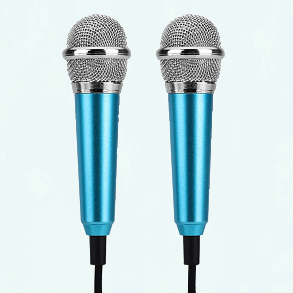

Mini Microphone for Mobile Sing Recording Vocals Compatible PC Laptop Smartphone 35mm Audio Plug Play Communication Song