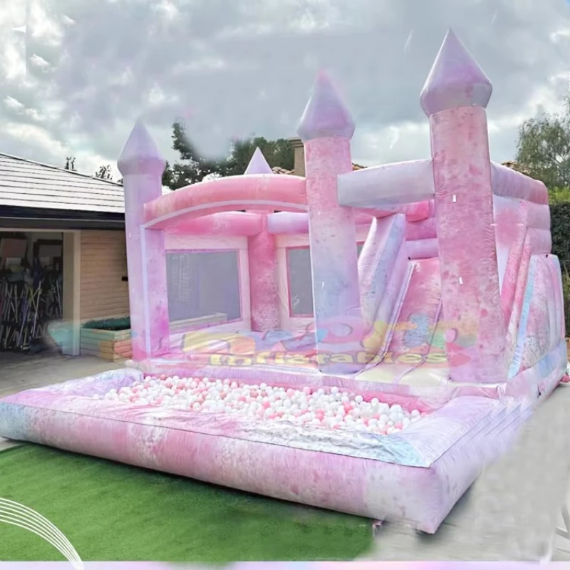 

Commercial grade children's jumper trampoline inflatable castle inflatable bounce house with slide