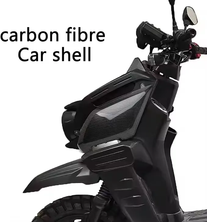 For 2022 2023 Yamaha Zuma 125 Carbon Fiber Motorcycle Front Body Panel Cover Motorcycle Accessories
