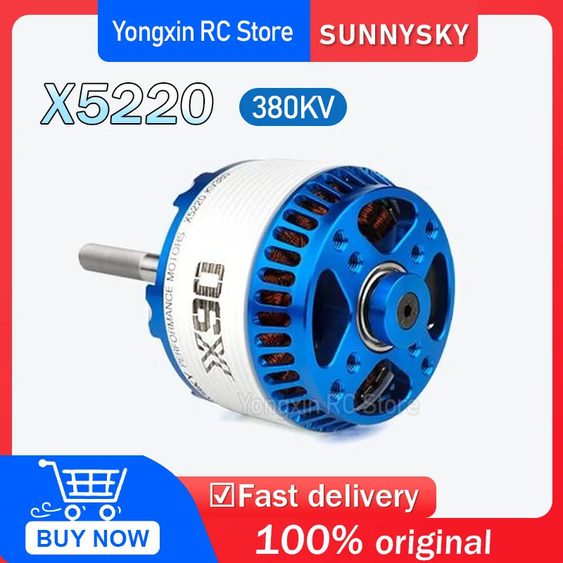 

Бесколлекторный двигатель SUNNYSKY X3 X5220 III KV380 X90 для радиоуправляемых самолетов с фиксированным крылом, 3D, 120A ESC, 6S