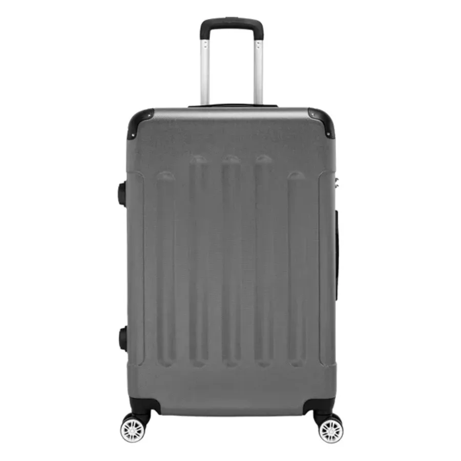 Trolley portatile 3 in 1 in ABS 20" 24" 28" Grigio scuro