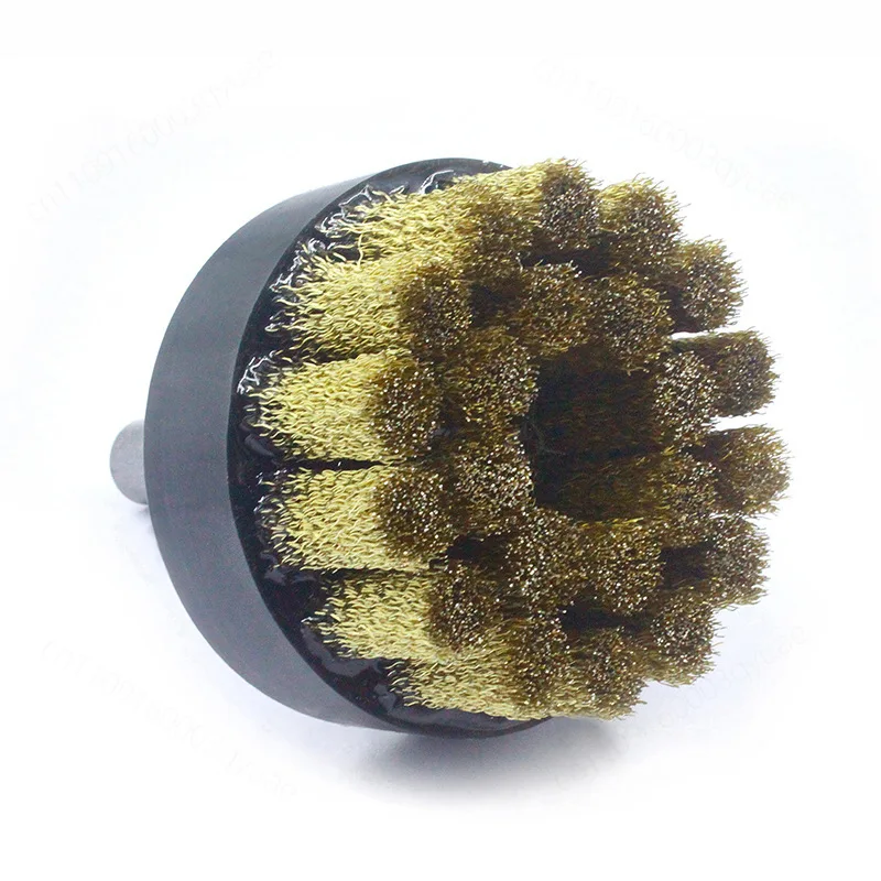 Copper Plated Steel Wire Brush, Disc & End Face Polishing Deburring Brush for Metal Processing
