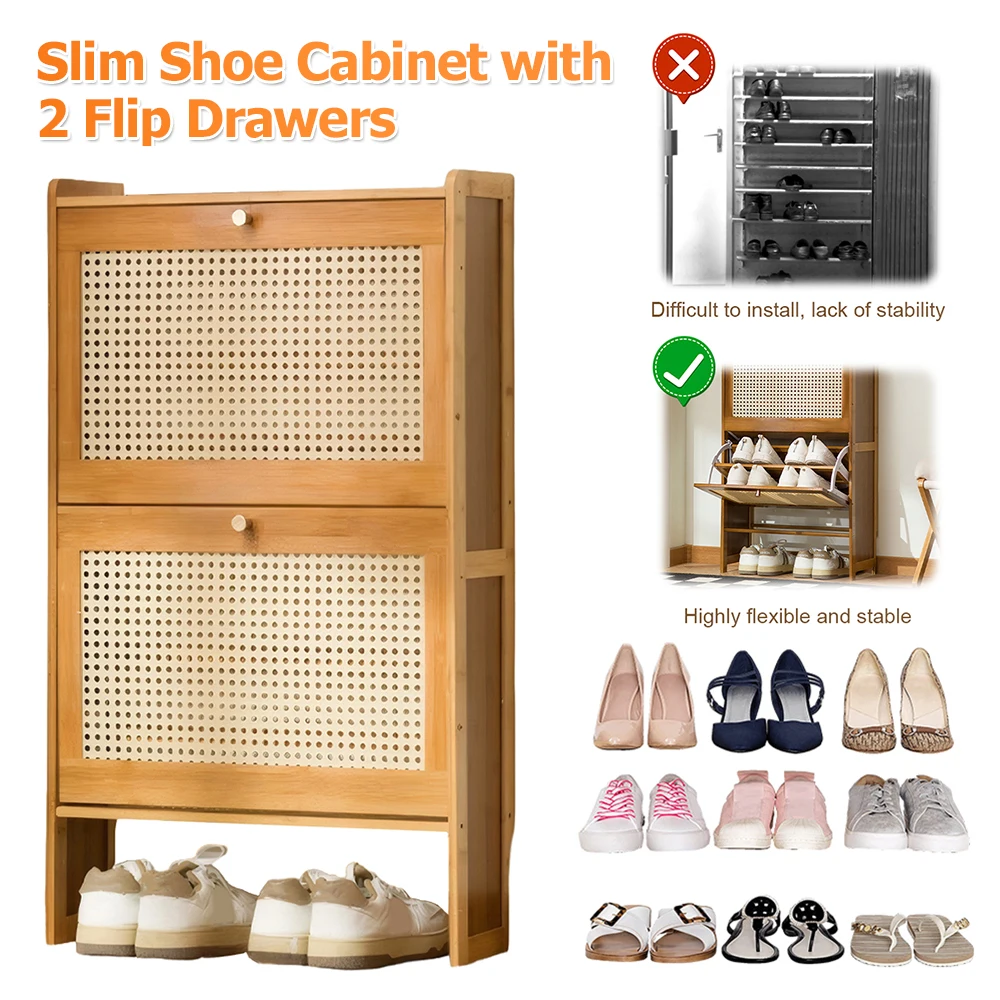 

Отдельно стоящая полка для обуви, износостойкий входной шкаф для хранения обуви, регулируемые полки, стойка для прихожей, гостиной или спальни