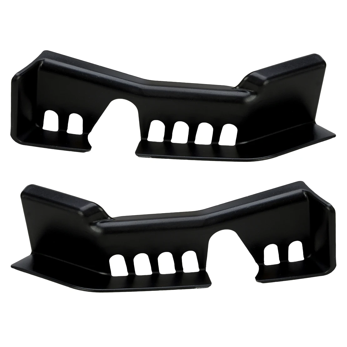 2Pcs Black Front Trunk Engine Room Drainage Channels Anti-Blocking Vent Cover ABS Fit for Tesla Model Y 2020 2021 2022 2023