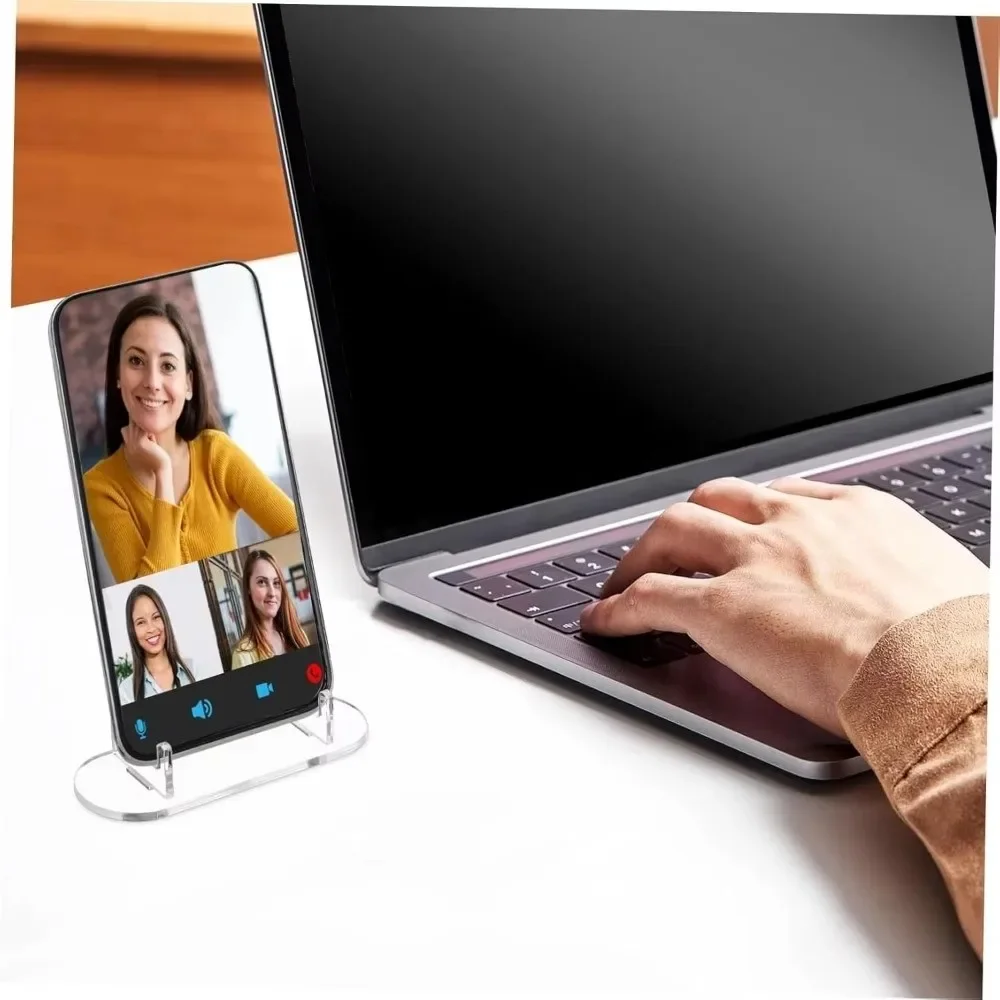 1 قطعة حامل أكريليك شفاف حامل عرض حامل أكريليك حامل عرض متعدد الوظائف لبطاقات اللوحة