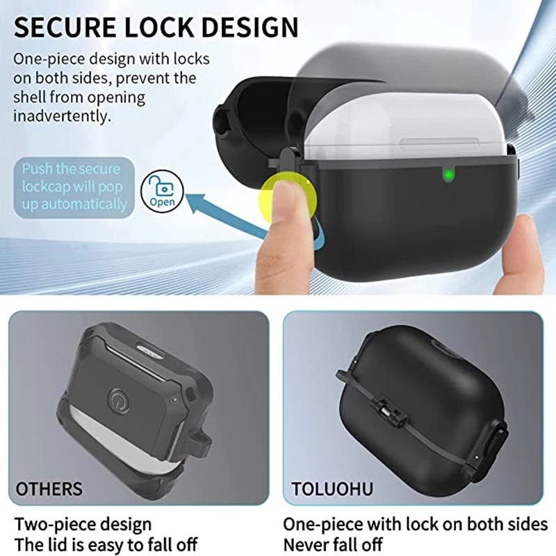 أغلفة المنجنيق لأجهزة Airpods Pro أغلفة قوية لأجهزة Apple Airpods 3 & Pro 2 generic acion أغلفة حماية Air Pods ملحقات سماعات الأذن