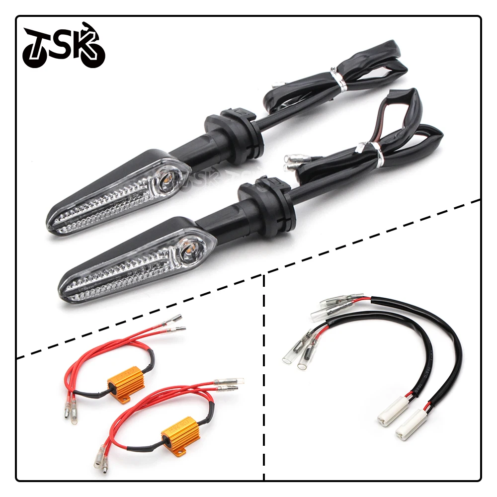 

LED Turn Signal Light For YAMAHA MT07 Tracer 700 XJ6 FZ6 MT09 900 MT10 Motorcycle Accessories Indicator Directional Flasher Lamp